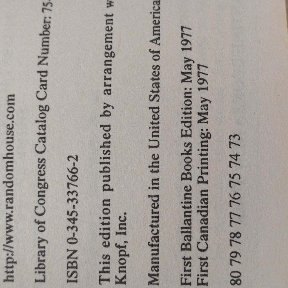 Anne Rice The Witching Hour, Lestat Vampire & Vampire Interview First Editions - Picture 5 of 5